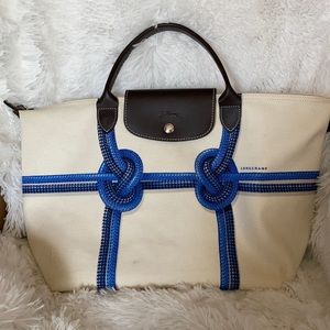 Very Unusual LONGCHAMP Canvas Bag